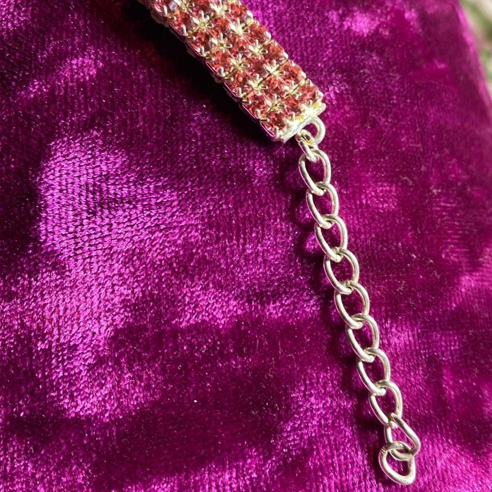 Bling Rhinestone Dog Collar. - Picture 5 of 5
